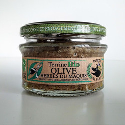 TERRINE BIO CORSE OLIVES ET HERBES DU MAQUIS